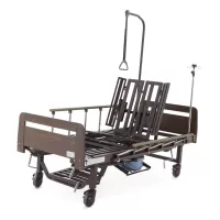 Кровать механическая MED-MOS YG-5 ЛДСП венге с туалетом и функцией переворота Кровать механическая MED-MOS YG-5 ЛДСП венге с туалетом и функцией переворота