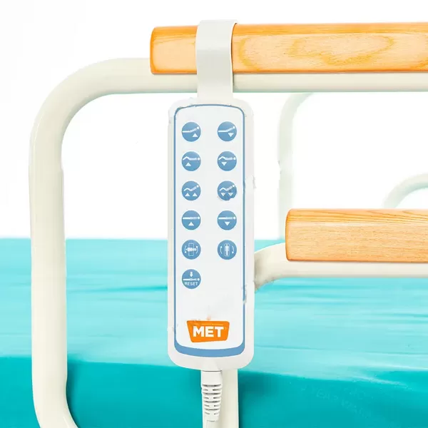 Кровать электрическая MET RAUND UP с матрасом, поворотное кардиокресло, регулировка высоты Кровать электрическая MET RAUND UP с матрасом, поворотное кардиокресло, регулировка высоты