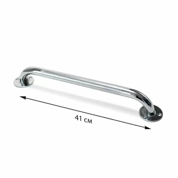 Поручень Barry 10302 для ванны, длина 41 см, стальной Поручень Barry 10302 для ванны, длина 41 см, стальной