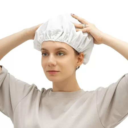 Шапочка для мытья головы без смывания МЕТ серия QS-01, артикул 19976 Шапочка для мытья головы без смывания МЕТ серия QS-01, артикул 19976