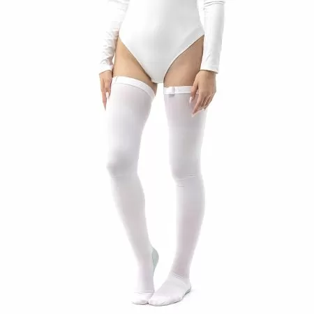 Чулки компрессионные Ergoforma EU 237 унисекс 1 класс компрессии с закрытым носком антиэмболические для операции белые 