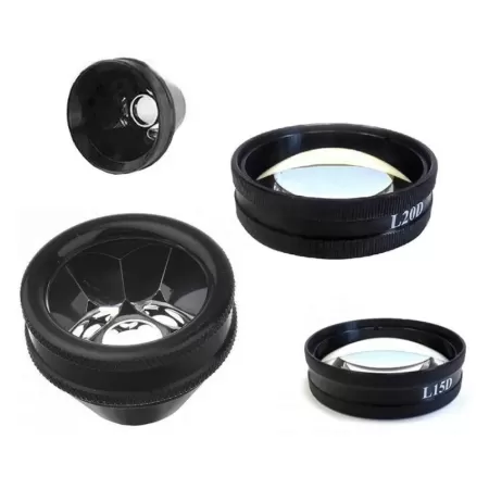 Набор линз офтальмологических КЛО-1, Гониоскоп типа Ван-Бойнингена 4-зеркальный (Гониолинза по Бойненгену)