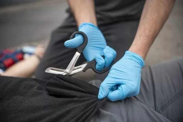 Ножницы для разрезания повязок 180 мм SCR-6031, артикул 12437 Ножницы для разрезания повязок 180 мм SCR-6031, артикул 12437