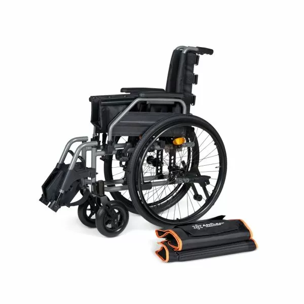 Кресло-коляска для инвалидов Армед 5000 ширина сидения 43см с регулировкой высоты сиденья и подлокотников, быстросъемными колесами и антиопрокидывателями Кресло-коляска для инвалидов Армед 5000 ширина сидения 43см с регулировкой высоты сиденья и подлокотников, быстросъемными колесами и антиопрокидывателями