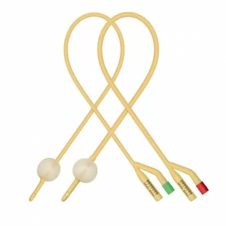 Катетер Фолея 2-ходовой педиатрический латекс с силиконовым покрытием "Медерен"