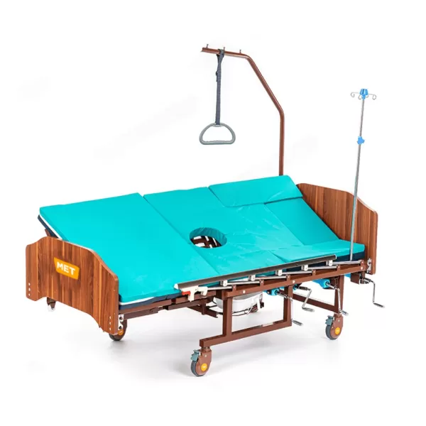 Кровать механическая МЕТ REMEKS, артикул 16742, кардиокресло, туалет, с функцией переворота Кровать механическая МЕТ REMEKS, артикул 16742, кардиокресло, туалет, с функцией переворота