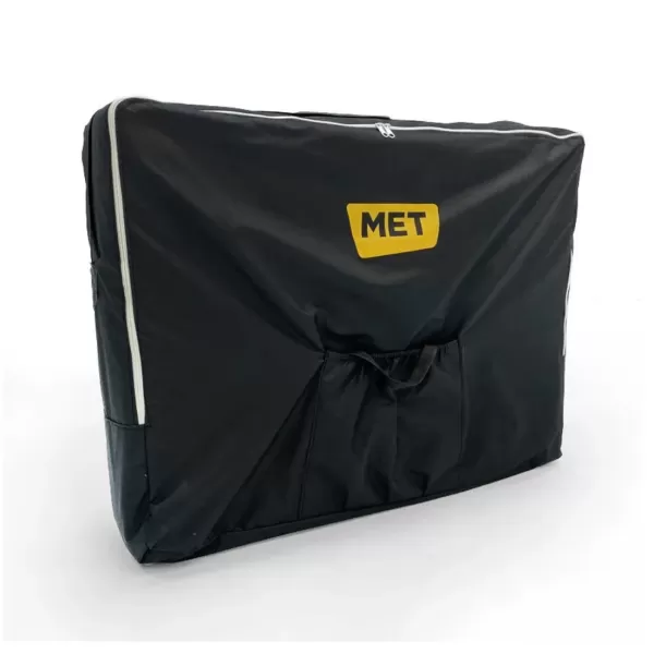 Стол массажный MET Comfort A2, артикул 18460, 2-х секционный складной алюминиевый суперлегкий, кремовый