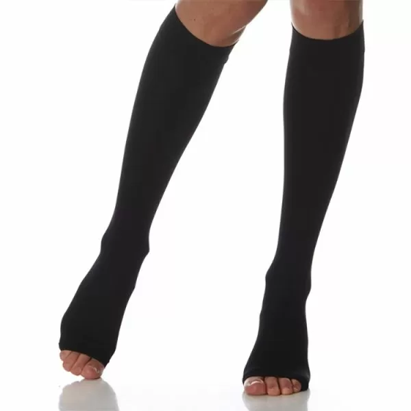 Гольфы компрессионные Ergoforma 322 мужские 2 класс компрессии с закрытым носком плотные черные  Гольфы компрессионные Ergoforma 322 мужские 2 класс компрессии с закрытым носком плотные черные