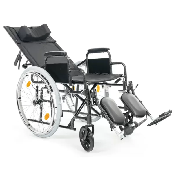 Кресло-коляска МЕТ PARTNER с регулировкой угла наклона спинки и подножек, ширина сиденья 45 см, колеса пневматические Кресло-коляска МЕТ PARTNER с регулировкой угла наклона спинки и подножек, ширина сиденья 45 см, колеса пневматические