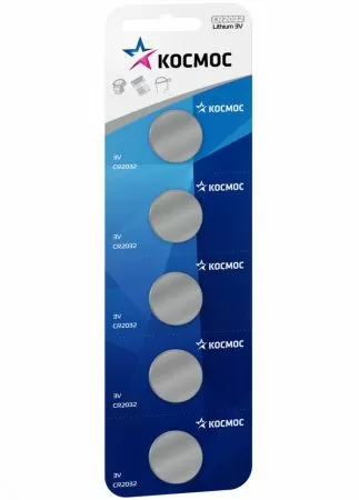 Батарейка для глюкометра Космос СR2032 (1шт) Батарейка для глюкометра Космос СR2032 (1шт)