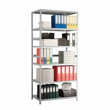 Стеллаж металлический с 6 полками MS 200/100х30/6 Стеллаж металлический с 6 полками MS 200/100х30/6