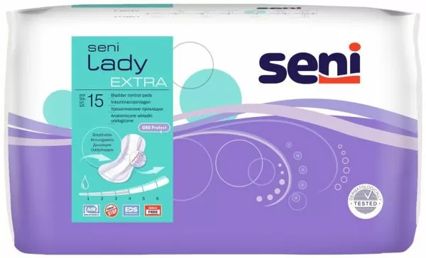 Прокладки урологические Сени Леди Экстра №15 Прокладки урологические Сени Леди Экстра №15