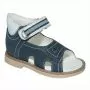 Сандалии ортопедические детские TWIKI TW-131-3 кожаные с открытым носком темно-синие