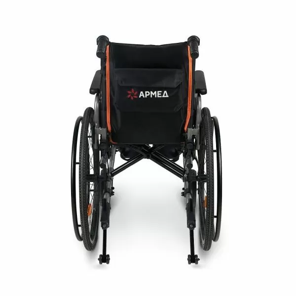 Кресло-коляска для инвалидов Армед 4000-1 с регулировкой высоты сиденья и подлокотников, быстросъемными колесами и антиопрокидывателями Кресло-коляска для инвалидов Армед 4000-1 с регулировкой высоты сиденья и подлокотников, быстросъемными колесами и антиопрокидывателями