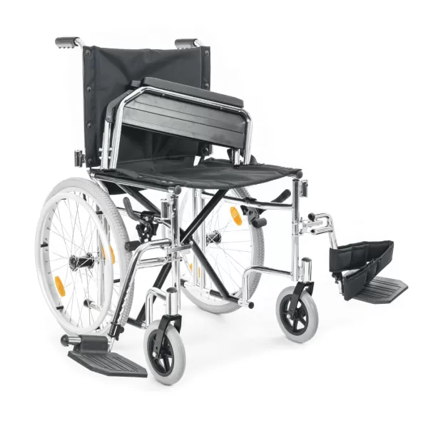 Кресло-коляска МЕТ TRANSIT 150 для узких проходов, ширина сиденья 43 см, колеса пневматические Кресло-коляска МЕТ TRANSIT 150 для узких проходов, ширина сиденья 43 см, колеса пневматические