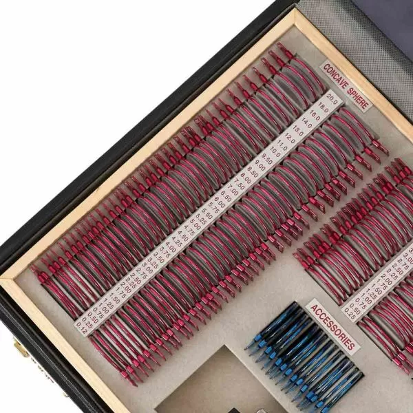 Набор на 266 пробных очковых линз Армед в металлической обойме с оправой с поверкой