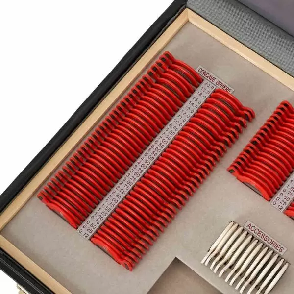 Набор на 232 пробных очковых линз Армед в пластиковой обойме с оправой без поверки 