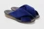 Тапочки ортопедические Luomma LM-810.046, цвет велюр синий 