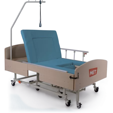 Кровать электрическая MET INTEGRA ELECTRO, артикул 19829, со встроенным креслом-каталкой, ширина 100 см