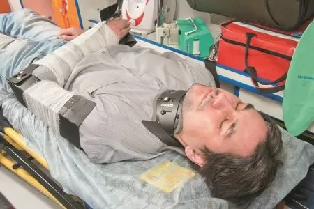 Комплект шин транспортных иммобилизационных складных для взрослых однократного применения МЕДПЛАНТ КШТИ-03, артикул 1355