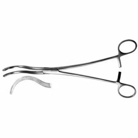 Зажим Федорова для почечной ножки, изогнутый по рад., №2, большой, 255 мм З-26Т Зажим Федорова для почечной ножки, изогнутый по рад., №2, большой, 255 мм З-26Т