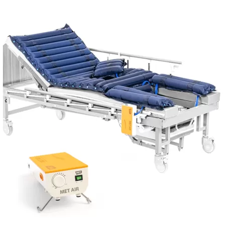 Матрас противопролежневый трубчатый MET AIR WC-200 с отверстием для туалета и секцией для кардиокресла Матрас противопролежневый трубчатый MET AIR WC-200 с отверстием для туалета и секцией для кардиокресла
