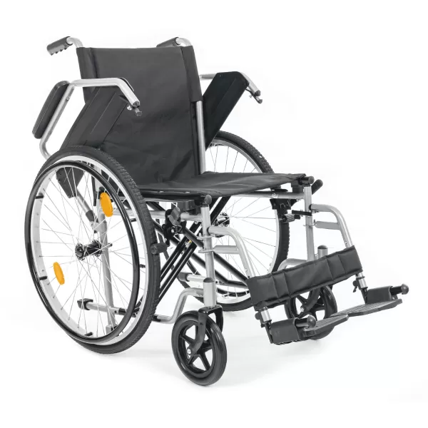 Кресло-коляска МЕТ TRANSIT 350 с транзитными колесами, колеса пневматические Кресло-коляска МЕТ TRANSIT 350 с транзитными колесами, колеса пневматические