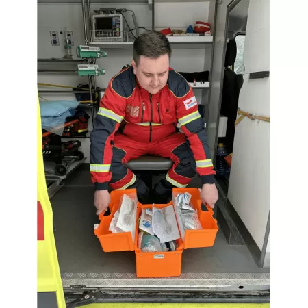 Набор реанимационный для оказания скорой медицинской помощи МЕДПЛАНТ НРСП-02 в укладке УМСП-01-Пм/2, артикул 1547