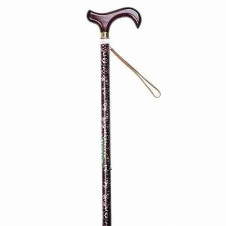 TN-122 Трость Nova с Т-образной ручкой и ремешком, с рисунком TN-122 Трость Nova с Т-образной ручкой и ремешком, с рисунком