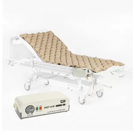 Матрас противопролежневый ячеистый MET AIR B-400 с алюминиевым компрессором, вентиляцией и функцией статик Матрас противопролежневый ячеистый MET AIR B-400 с алюминиевым компрессором, вентиляцией и функцией статик