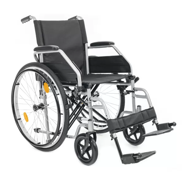 Кресло-коляска МЕТ TRANSIT 350 с транзитными колесами, колеса пневматические Кресло-коляска МЕТ TRANSIT 350 с транзитными колесами, колеса пневматические