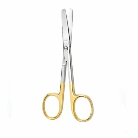 Ножницы тупоконечные вертикально-изогнутые TC Hilbro