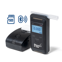 Алкотестер профессиональный Динго E-200 (В) с принтером, Bluetooth и слотом для SD карты