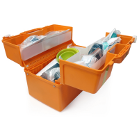 Набор реанимационный педиатрический для оказания скорой медицинской помощи МЕДПЛАНТ НИП-02 в укладке УМСП-01-Пм/2, артикул 1552