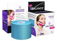 Кинезио-тейп BBalance BBTape 5см*5м (Face Tape) голубой
