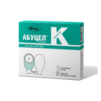 Калоприемник однокомпонентный АБУЦЕЛ-К опорожняемый, 20-70 мм, упаковка 5 штук Калоприемник однокомпонентный АБУЦЕЛ-К опорожняемый, 20-70 мм, упаковка 5 штук