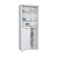 Шкаф медицинский МД 2 1670/SG дверцы стекло/металл