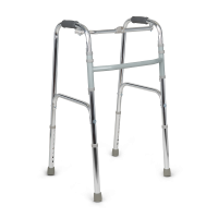 Ходунки одноуровневые Армед KR913L шагающие с повышенной грузоподъемностью до 120 кг