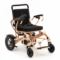 Кресло-коляска с электроприводом MET Compact 35 с алюминиевой рамой, бежевая Кресло-коляска с электроприводом MET Compact 35 с алюминиевой рамой, бежевая