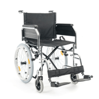 Кресло-коляска МЕТ TRANSIT 150 для узких проходов, ширина сиденья 43 см, колеса пневматические