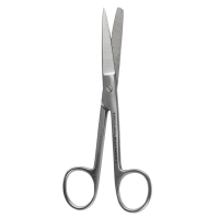 Ножницы с одним острым концом прямые 165 мм Surgicon н-6-1 J-22-014