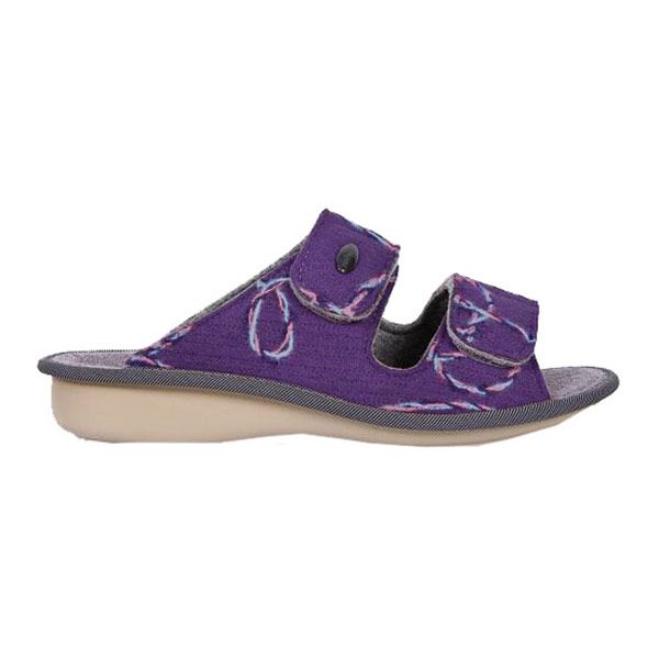 Тапочки ортопедические Luomma LM-809.034, цвет вязь сирень 