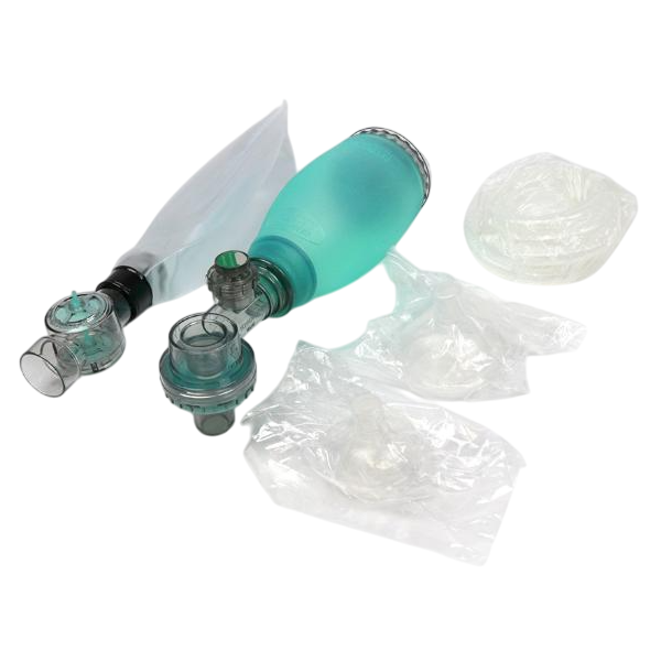 Аппарат искусственной вентиляции легких ручной МЕДПЛАНТ АДР-МП-Н с аспиратором, многоразовый, неонатальный, артикул 751