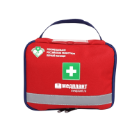 Аптечка для оказания первой помощи Универсальная МЕДПЛАНТ в сумке-чехле Волонтер-6, артикул 1660