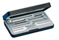 Набор камертонов Riester Besteck Set III из алюминия, 5 штук