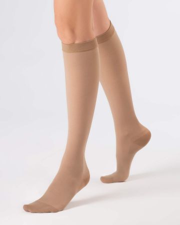 Гольфы компрессионные OFA BAMBERG Classic унисекс с закрытым носком 2 класс компрессии цвет бежевый