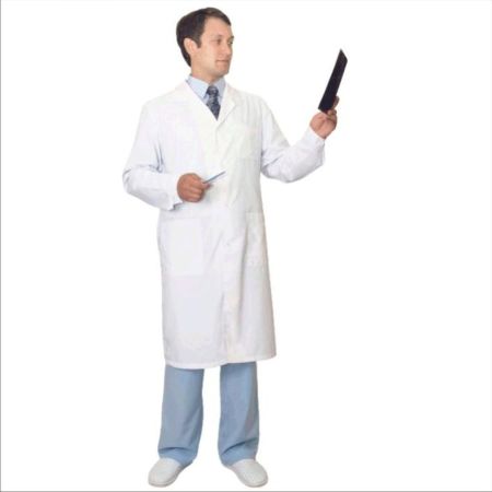 Халат мужской Классик белый