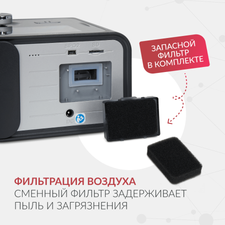 Аппарат дыхательной терапии апноэ СИПАП Yuwell YH-580