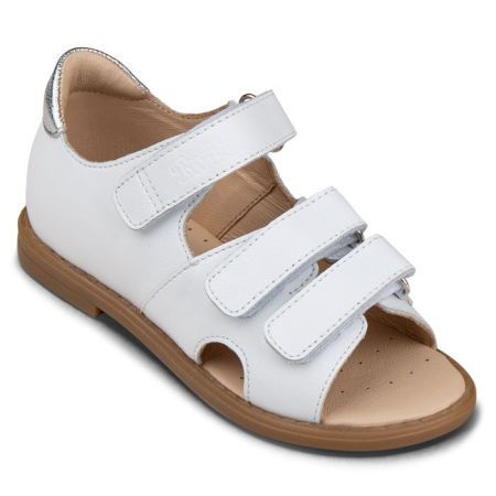 Сандалии ортопедические детские TWIKI TW-135-26 кожаные с открытым носом цвет белый 