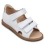 Сандалии ортопедические детские TWIKI TW-135-26 кожаные с открытым носом цвет белый 
